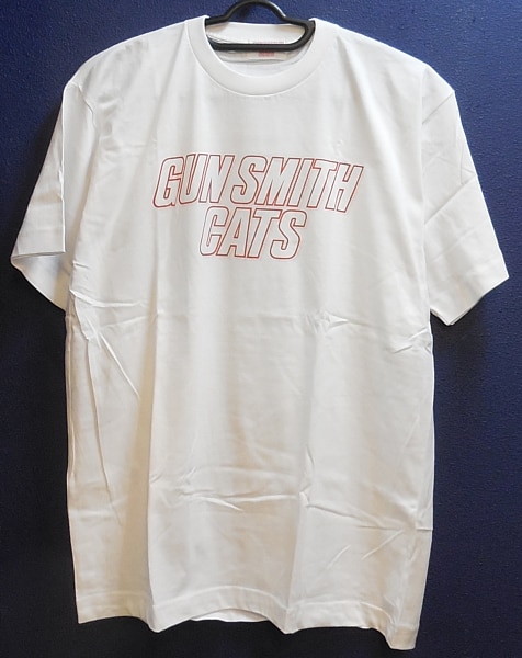 Gunsmith Cats T-shirt Larry & Minnie And Becky White Free Size