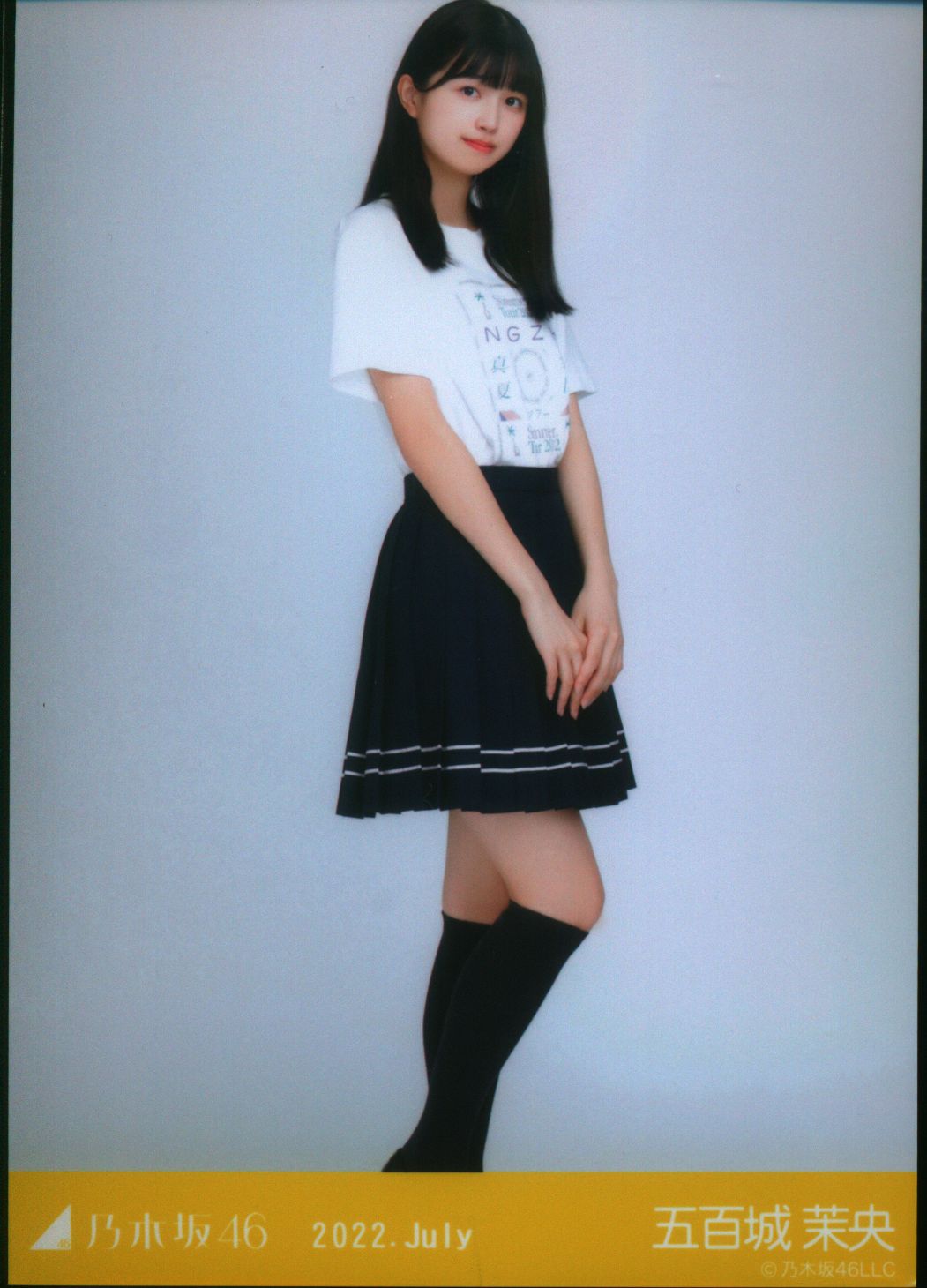 乃木坂46 会場限定ランダム生写真 五百城茉央 真夏の全国ツアー2022 July Tシャツ 共通ver. ヒキ