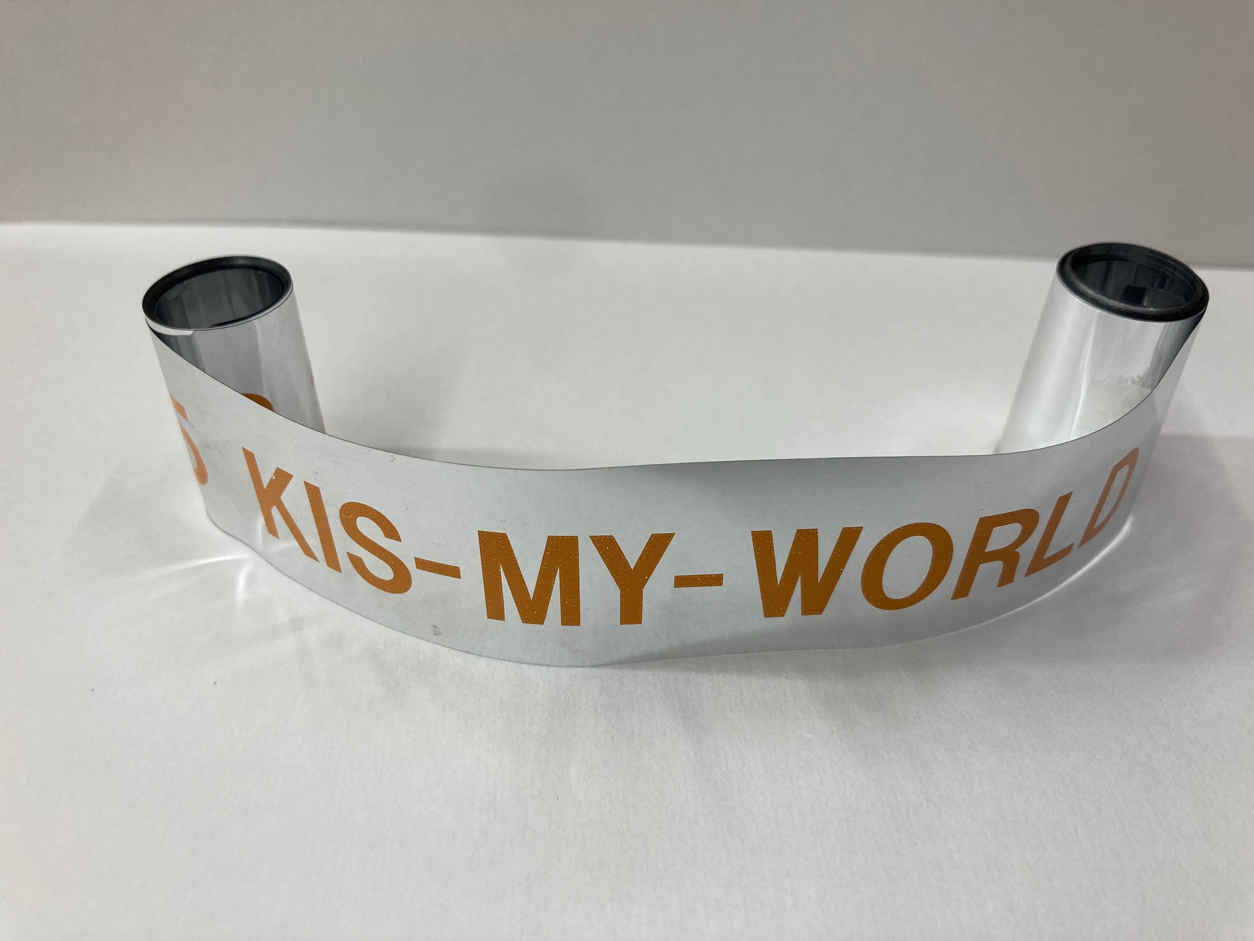 Kis-My-World 銀テープ Kis-My-Ft2 15年KIS-MY-WORLD 銀テープ *橙 | ありある | まんだらけ