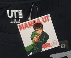 u85 UTマンガ ❌幽遊白書 Tシャツ-