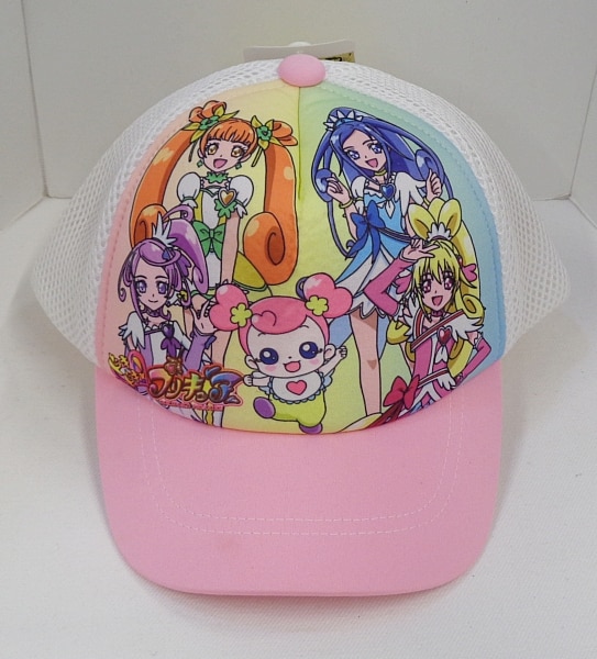 田口帽子株式会社 ドキドキ!プリキュア キャップ ピンク×白 52cm ...