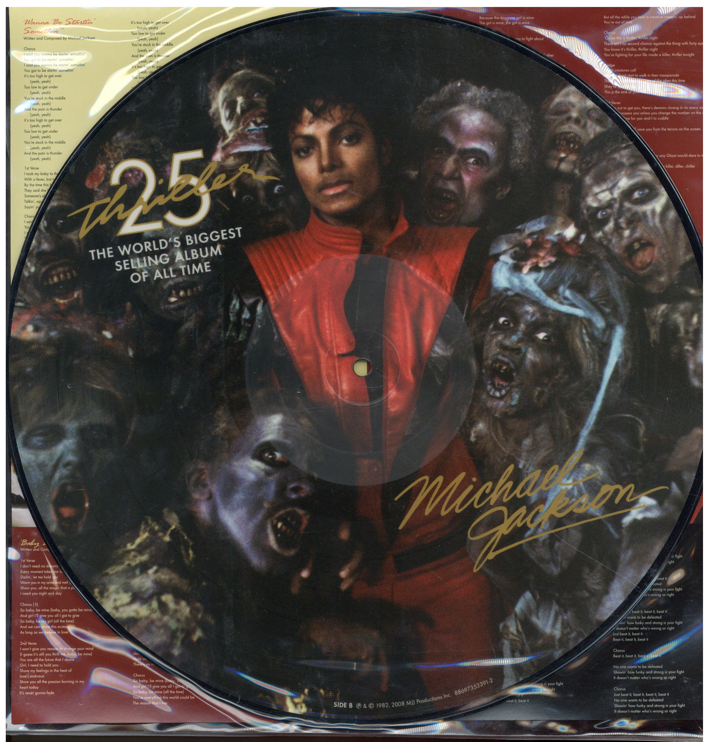 LP Michael Jackson Thriller 25th Anniversary Picture Disc | Mandarake Shop