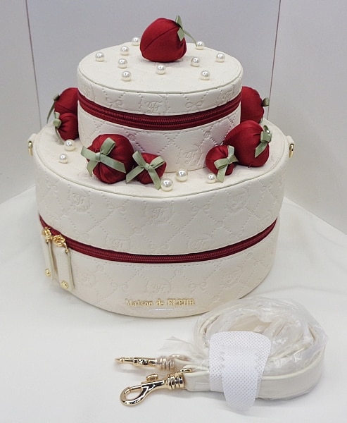 Maison de FLEUR ケーキシリーズ 10eme anniversaire Bag アイボリー