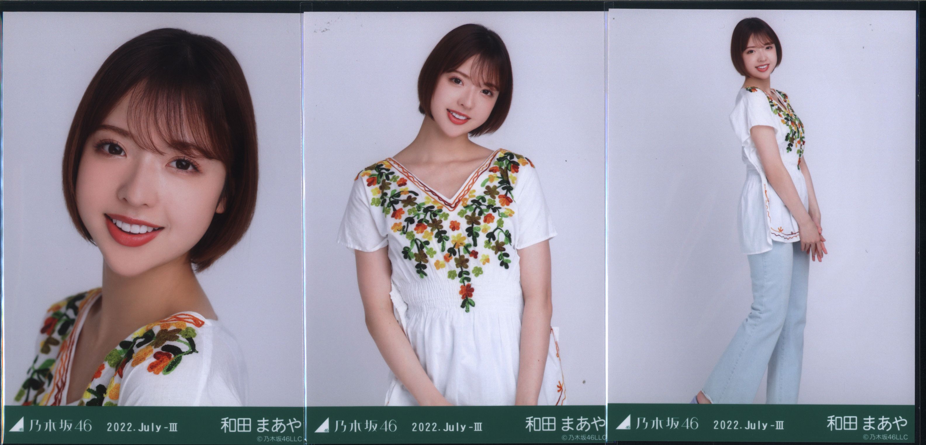 Nogizaka 46 Venue Limited Edition Film Photograph Maaya Wada 2022.July-Ⅲ  Embroidery Comp | MANDARAKE 在线商店