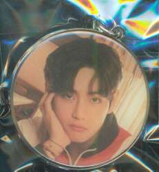 BTS THE BEST V PHOTO KEYRING オレンジ　防弾少年団　テテ