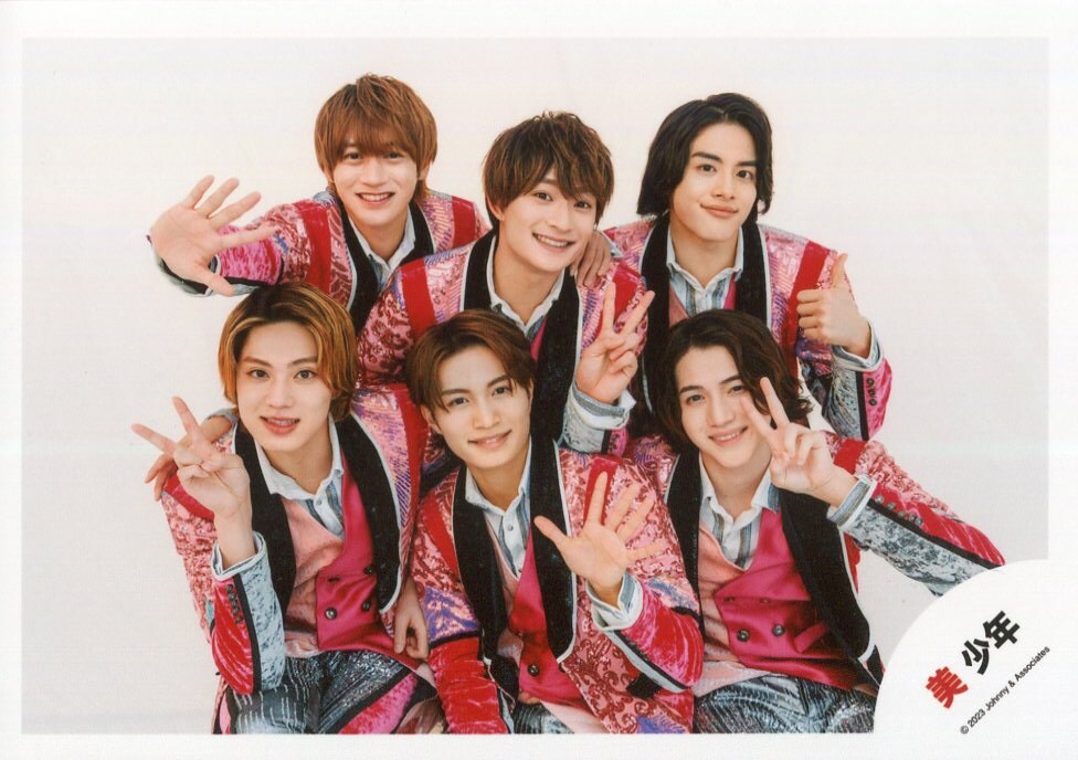 松村北斗 フォトセ 公式写真 少年たち SixTONES VVS ほてり 慣声