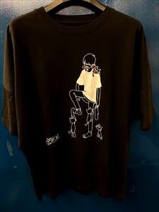 まんだらけ通販 Level 3 オリジナルグッズ キヨ キヨ猫tシャツ黒 レディース 名古屋店からの出品