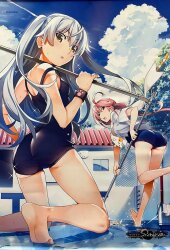 ♡綺麗な楓で秋も空の旅 うさぎ姉妹♡シーグラスアート 秋