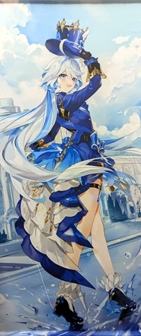 【冬バーゲン★】 そらねこよほう (火ノ) 「原神」 C104 フリーナ等身大 タペストリー