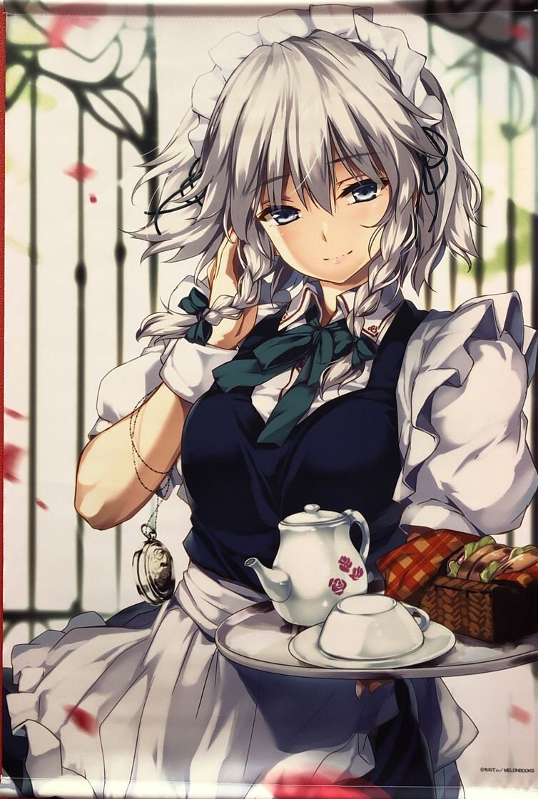 Moneけしごむ もねてぃ 東方project 十六夜咲夜 Wスエードb2タペストリー まんだらけ Mandarake Moneけしごむ もねてぃ 東方project 十六夜咲夜 Wスエードb2タペストリー まんだらけ Mandarake
