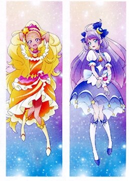Toei Animation Star Twinkle PreCure Cure Soleil and Cure Lene Dakimakura Cover For Anime Body Pillow MANDARAKE
